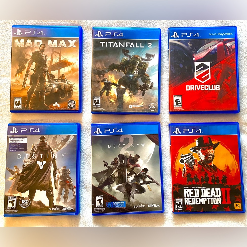 PlayStation 4 Games Bundle Excellent Condition